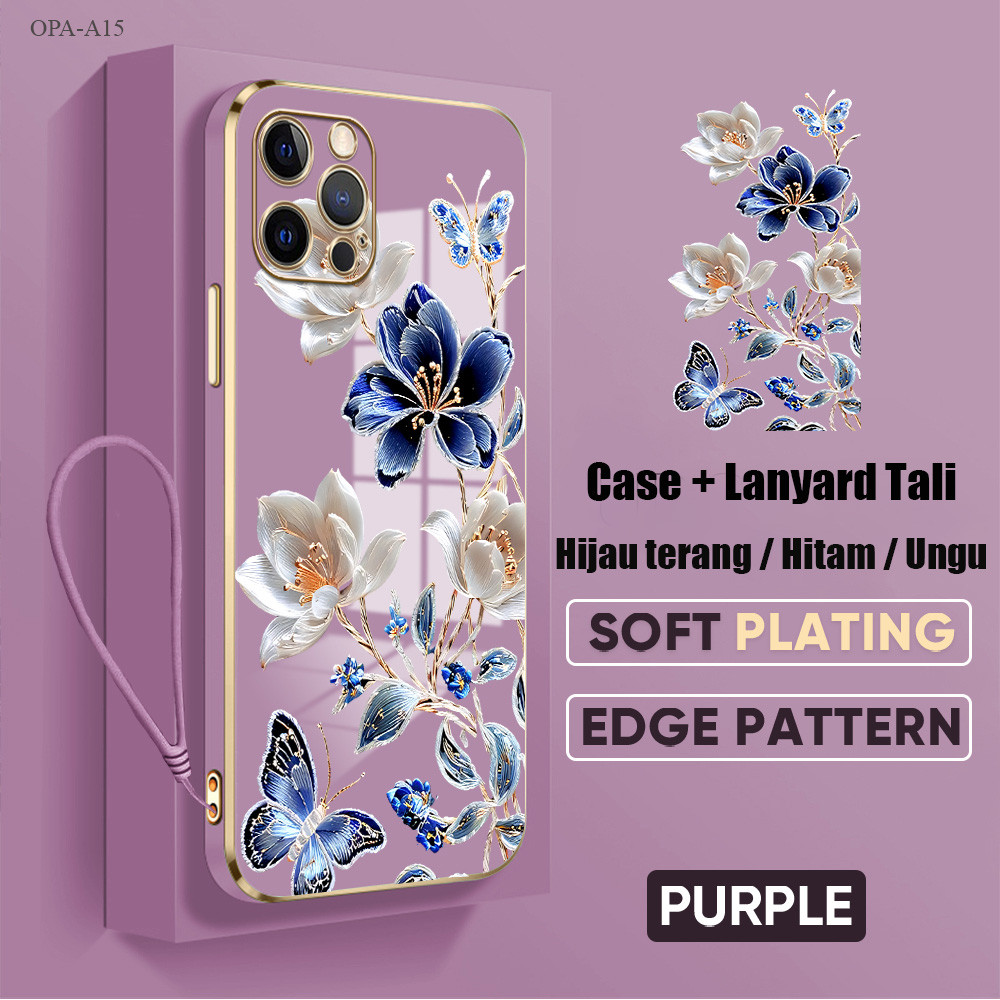 ปลอก Hp Untuk OPPO A15 A15S A16 A16S A54S A16K A16E A17 A17K A18 A38 A58 A78 5G เคสโทรศัพท์ Soft Cas