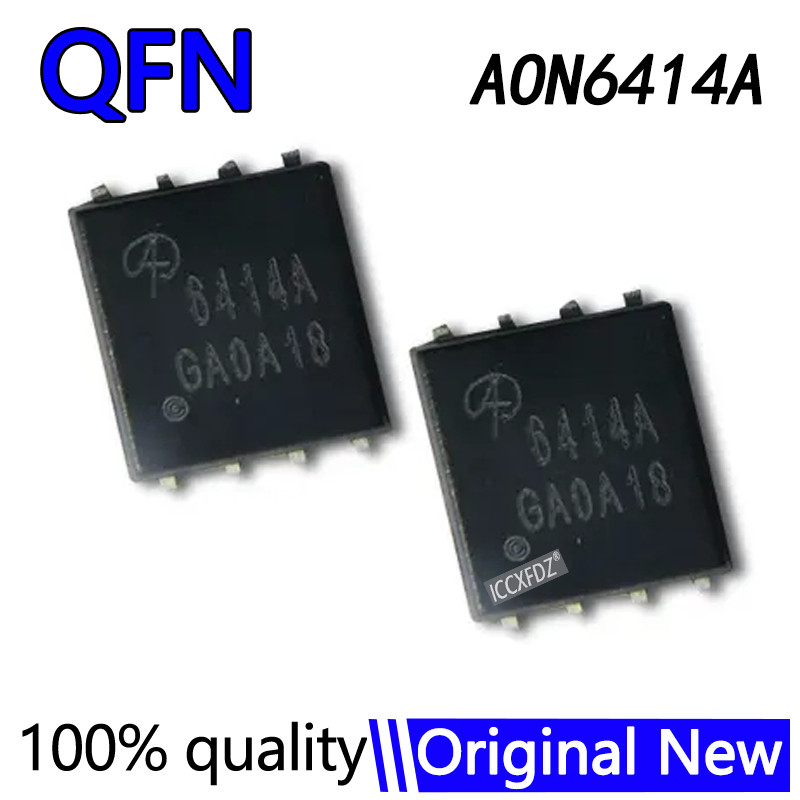 10 ชิ้น/ล็อตใหม่ AON6414A AON6414 AO6414A 6414A QFN-8 MOSFET Original