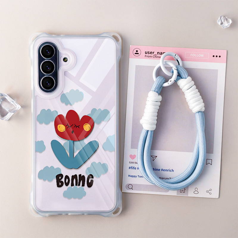 OPPO GANTUNGAN HP A3X A5I Pro A5 2025 A5X A38 A18 A16 A60 A3 Sjgs Nls04L2 ล่าสุดพรีเมี่ยมน่ารักปลอกใ