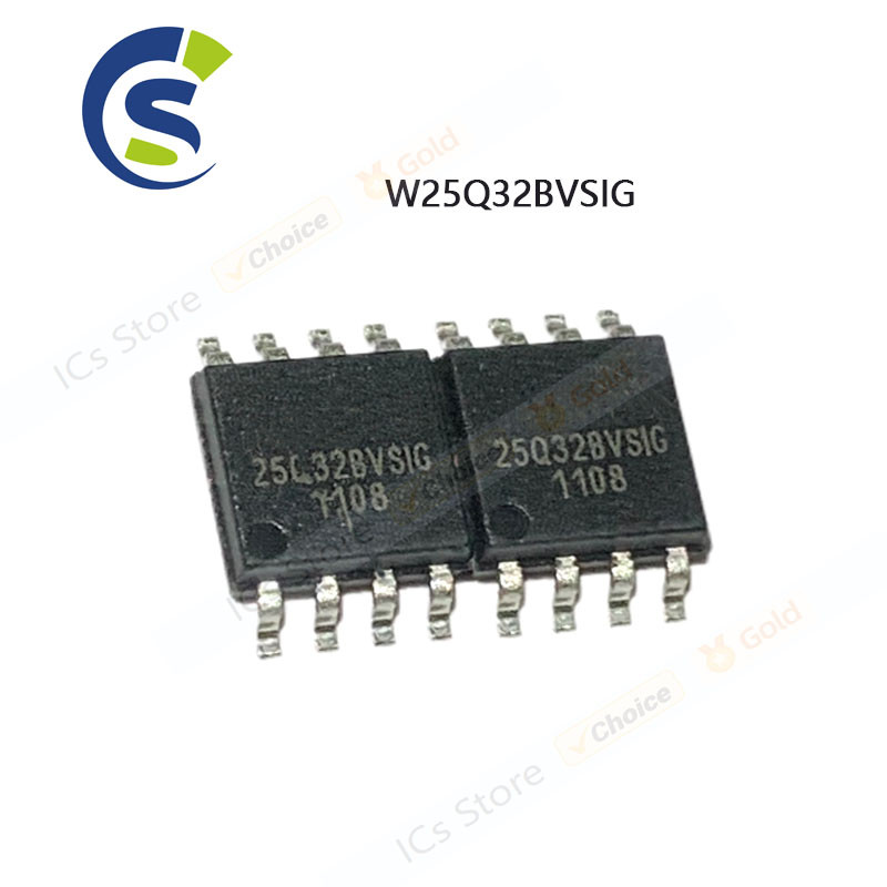 100PCS 25Q32 SMD 25Q32BVSIG SOPW25Q32BVSIG W25Q32 SOP-8 W25Q32BVSIG