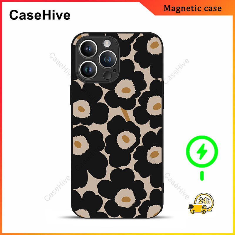 เคสโทรศัพท์ดอกไม้สําหรับ iPhone 17 Pro Max / iPhone 16 Pro Max / 15 Pro Max / 13 / Samsung Galaxy S2