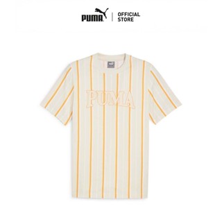 PUMA Basics เสื้อยืดผู้ชาย PUMA SQUAD สีขาว - 67897387