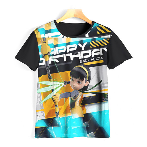 Ejen Alicia Animation เสื้อยืด Ejen Ali เสื้อผ้าอินเทรนด์ Distro เสื้อยืดสําหรับเด็กและผู้ใหญ่ | เสื