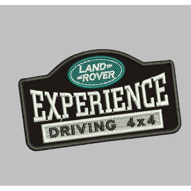 HD-R17 LAND ROVER LOGO PATCH EXPERIENCE DRIVING 4X4 มาตรฐานอุปกรณ์เสริม EMBROIDERY BET/EMBLEM