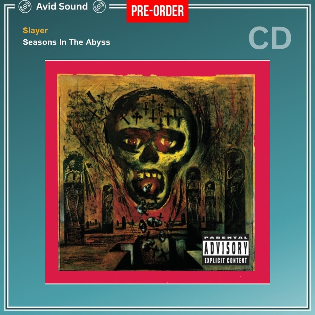 Pre-Order CD แผ่นซีดี Slayer Seasons In The Abyss ใหม่ ซีล Slayer CD