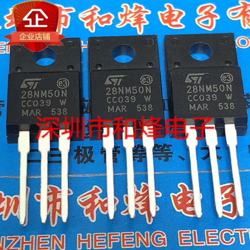 2PCS Original 28NM50N STF28NM50N 现货 TO-220F 500V 21A 实图
