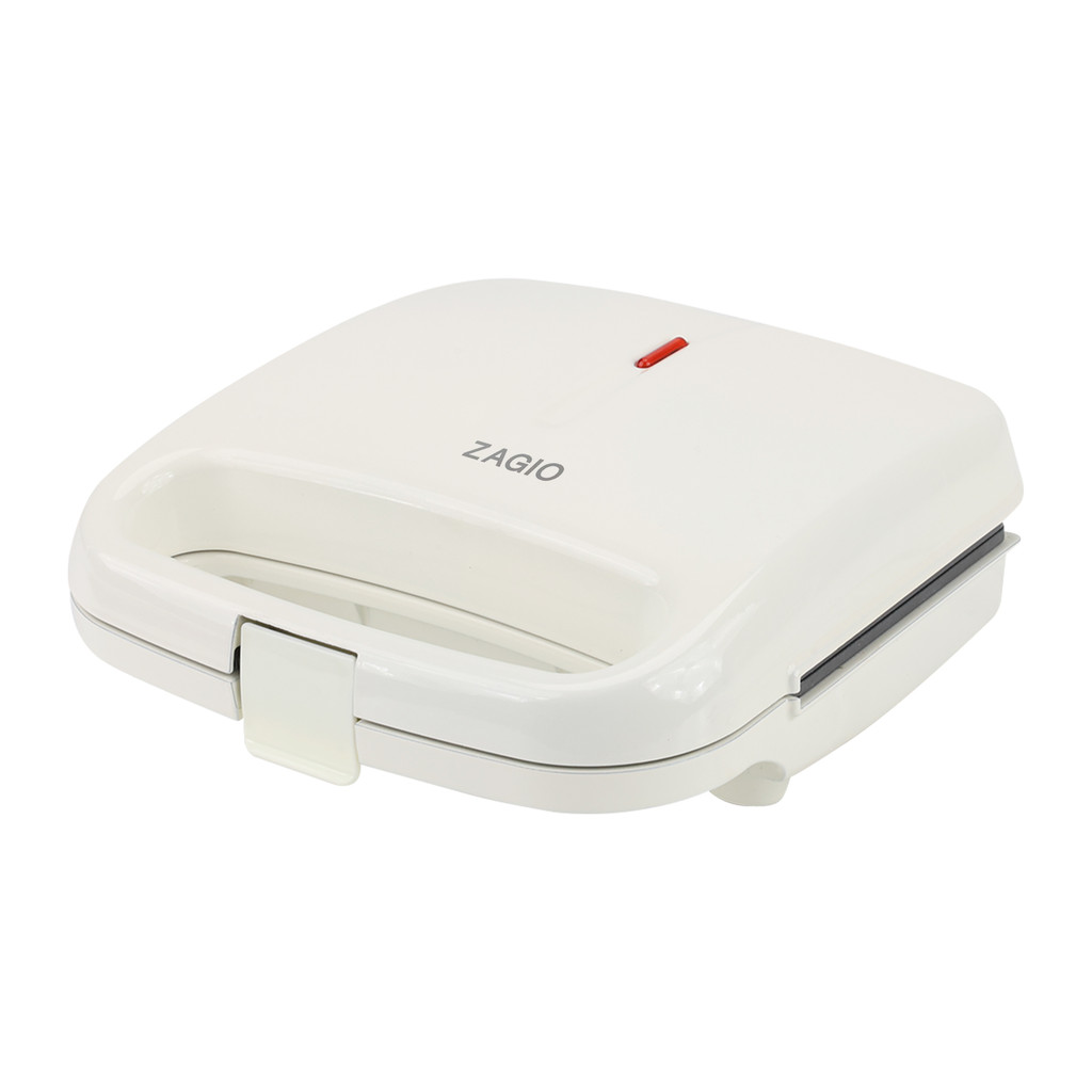 เครื่องทำแซนด์วิช 750 วัตต์ ZAGIO รุ่น ZG-5252 สีครีม