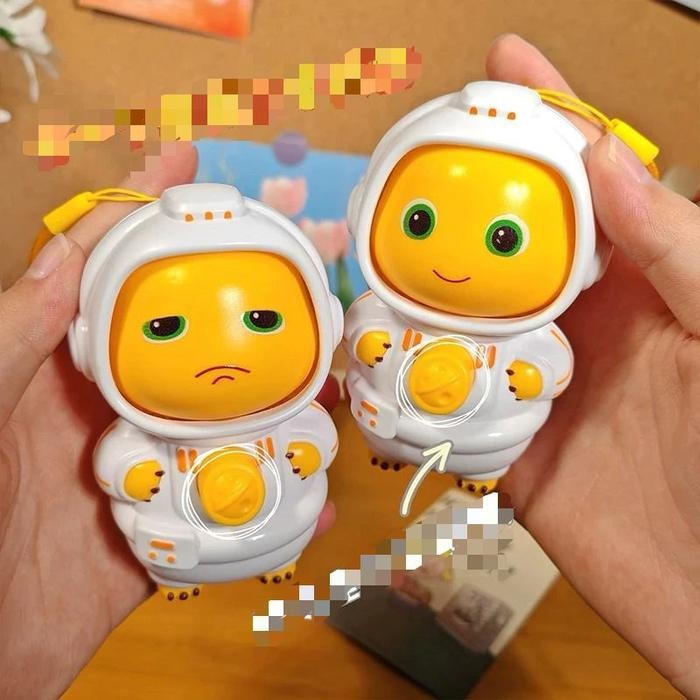 ของเล่น Dino Nailong สีเหลือง เปลี่ยนหน้าได้