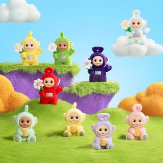 POP MART Teletubbies "Say Hello" Series Figures Blind Box Action ของเล่นรูปของขวัญวันเกิดของเล่นเด็ก