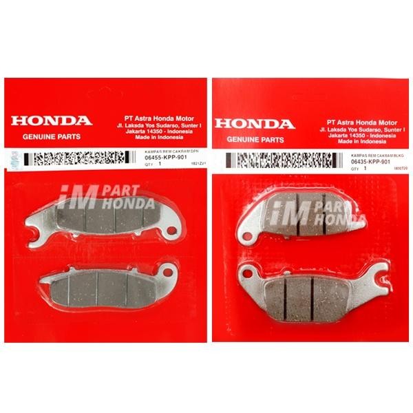 06455-KPP-901 06435-KPP-901 แพ็คเกจผ้าเบรกหน้าและหลังสําหรับ Tiger Revo