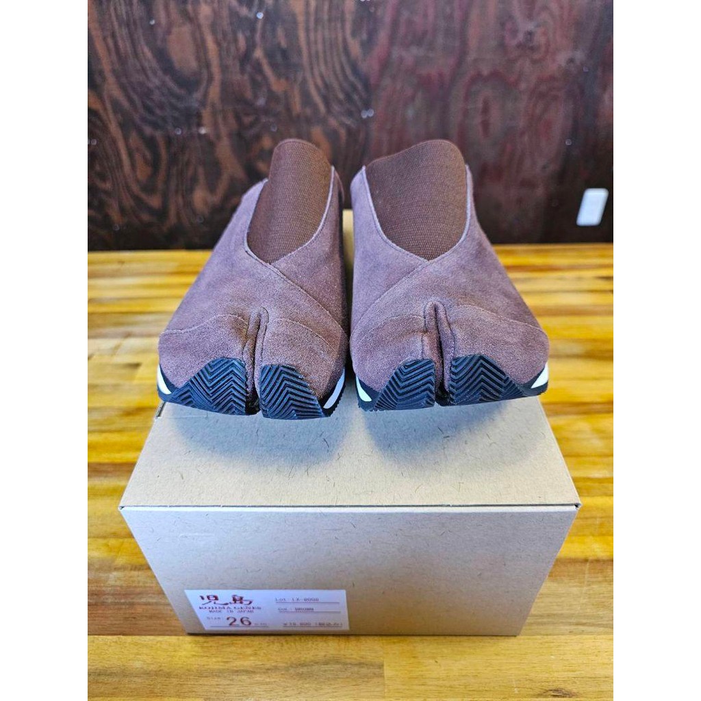 【Direct from Japan】Kojima Jeans รองเท้าแตะ Lelax Tabi สีน้ำตาล【Japan Exclusive】