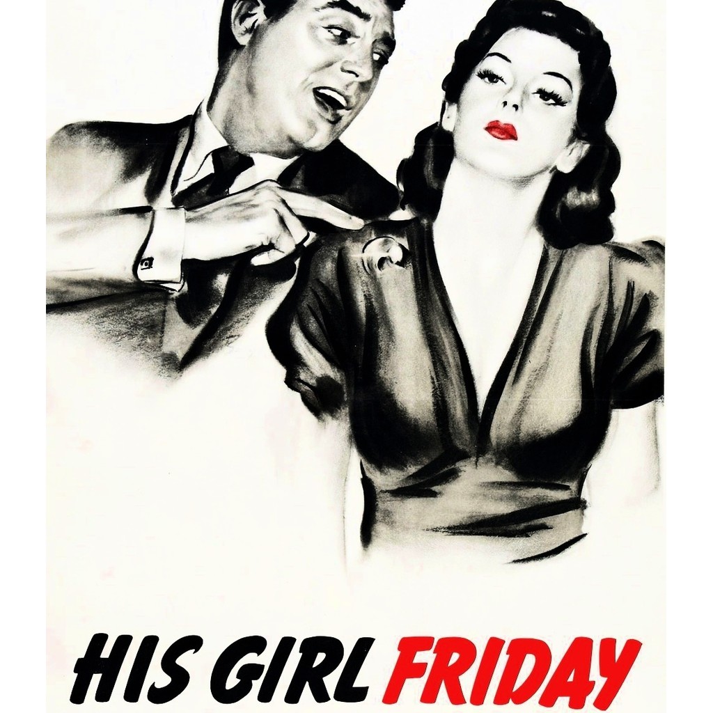 His Girl Friday (1940) Bluray ⭐7.4/10 Rosalind Russell