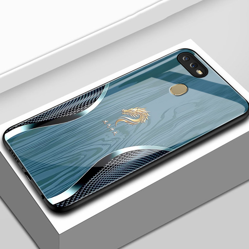 เคสสำหรับ OPPO A7 A5s A12 A12s A11K เคสโทรศัพท์มังกรเปลือกแก้วกันกระแทก ราคา ถูกที่สุด ดีลบีเคเค แกลเลอรีภาพที่ 2
