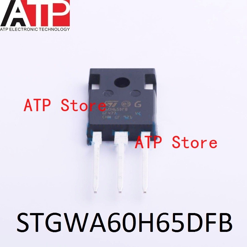 10 ชิ้น/ล็อต 100% ใหม่ Original STGWA60H65DFB G60H65DFB TO-247 ทรานซิสเตอร์ 650V 60A Trench Gate Fie