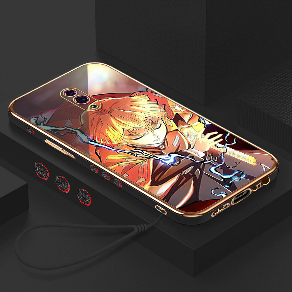 LOKAL [จัดส่งในพื้นที่] OPPO Reno 3 4 4f 5 5k 6 7 7z 8 8T 8Z 4G 11F 13FS 5G Casing HP Demon Slayer P