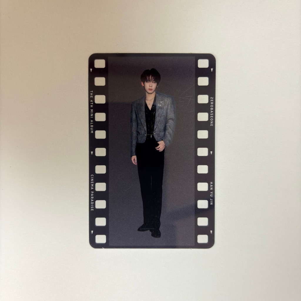 Zerobaseone ZB1 4th Mini Album CINEMA PARADISE NEMO FILM การ์ดรูปถ่ายอย่างเป็นทางการ Yujin