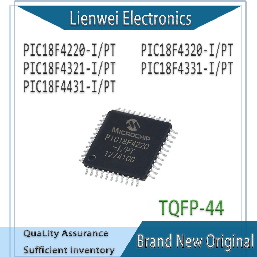 100% ใหม่ Original PIC18F4220 PIC18F4320 PIC18F4321 PIC18F4331 PIC18F4431 PIC18F4220-I/PT PIC18F4320