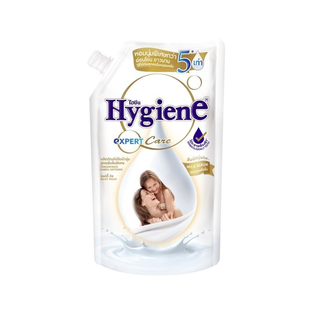 [สินค้าส่งด่วน] ไฮยีน น้ำยาปรับผ้านุ่มเอ็กซ์เพิร์ทแคร์ มิลค์กี้ทัช 480 มล.