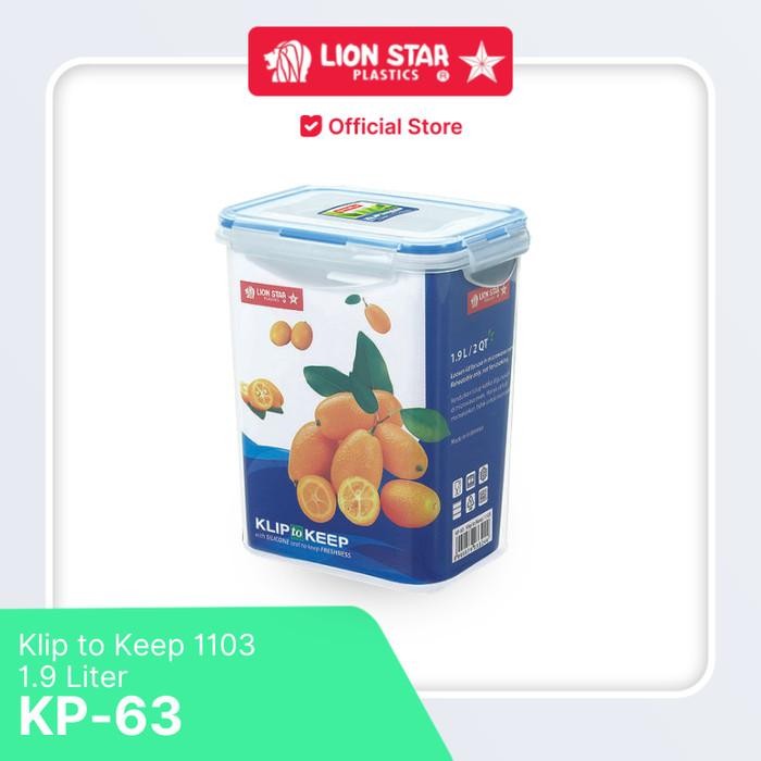 Lion Star Clip To Keep Food Container 1103 (1.9L) Kp-63