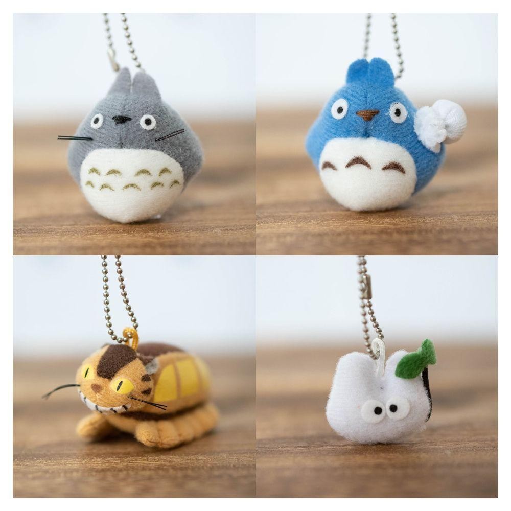 【Direct from Japan】ชุดสะสม My Neighbor Totoro Ghibli จำนวน 4 ชิ้น: Totoro ขนาดใหญ่, Totoro ขนาดกลาง,