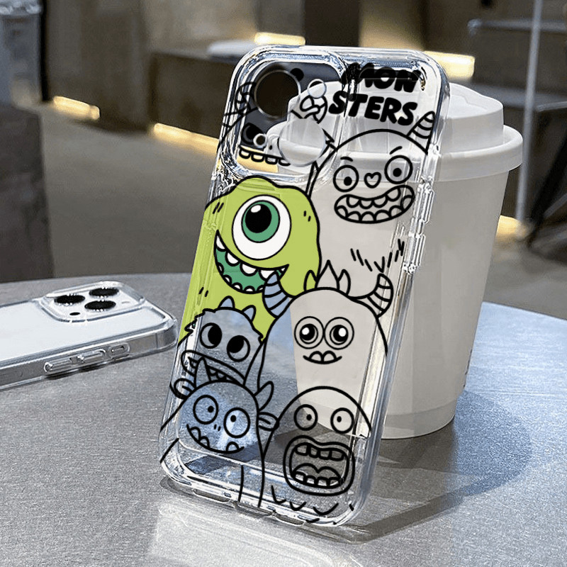 Creative Monster การ์ตูนกรณี Hp Samsung S26 Plus Ultra S25 Plus S24 Fe S25 Fe S20 M14 M15 S23 Ultra 