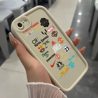 เคสสำหรับ iPhone 6 Plus 6s Plus 7 Plus 8 Plus SE 2020 X Xr Xs Max เคสโทรศัพท์กระต่ายสามสีซิลิโคนกันกระแทก