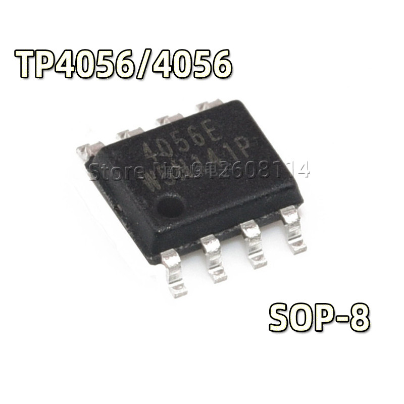 10 ชิ้น/ล็อต TP4056 SOP8 4056E TC4056A TP4056E 4056 SOP-8 SOP SMD ใหม่ชิป IC ดั้งเดิม