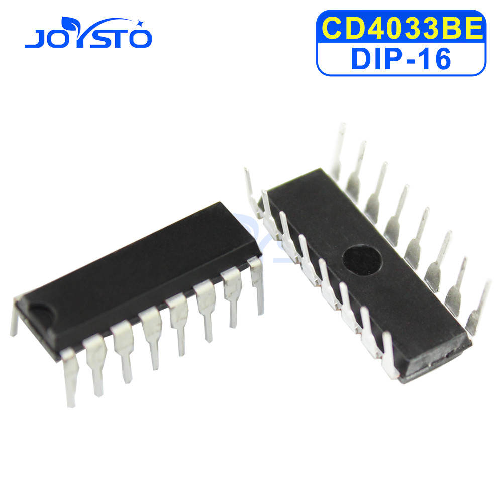 10pcs CD4033BE DIP-16 CD4033 DIP 4033BE HEF4033BP DIP16 HCF4033BE HCF4033 4033 CMOS Decade Counters/