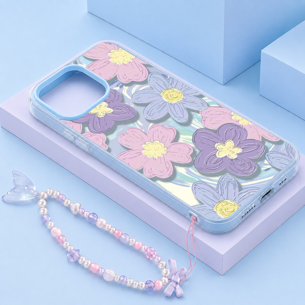 HP [Shop Blouse] Flower Case Poco F7 X8 Pro Max Xiaomi 17T Pro 15T C81 Pro C71 C75 M7 Plus C85 C65 G