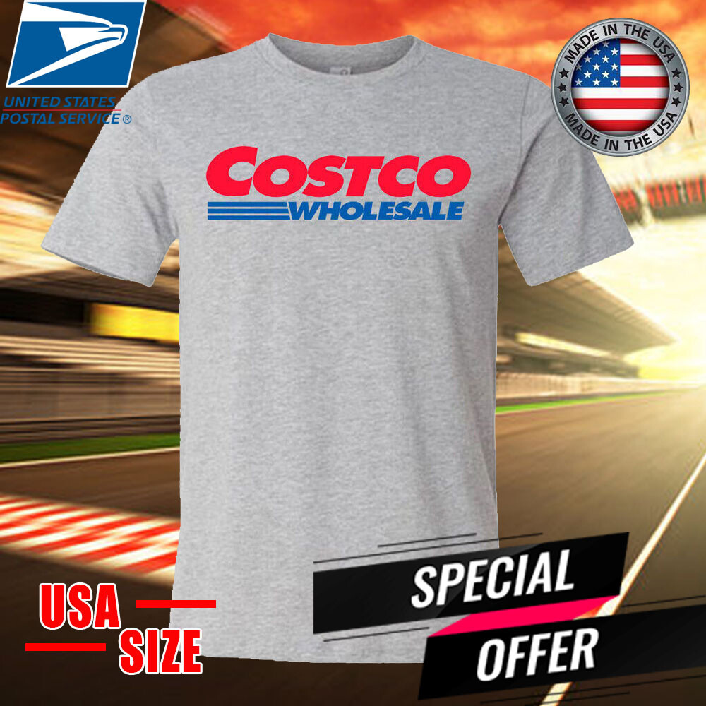 2025 เสื้อยืดบุรุษโลโก้ Costco