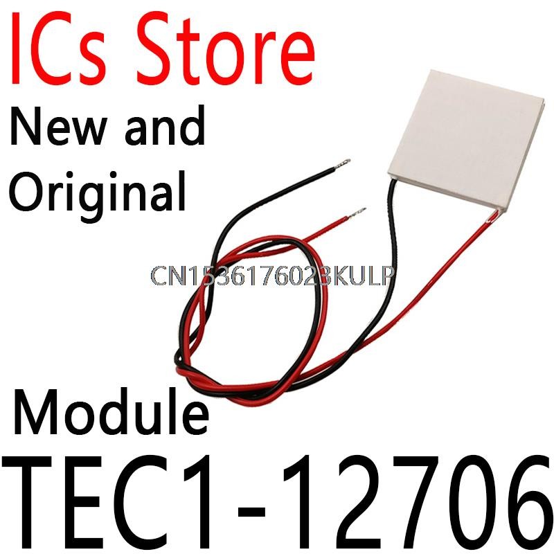 12706 TEC Thermoelectric Cooler Peltier 12V ใหม่เครื่องทําความเย็นเซมิคอนดักเตอร์ TEC112706 โมดูลแผ่