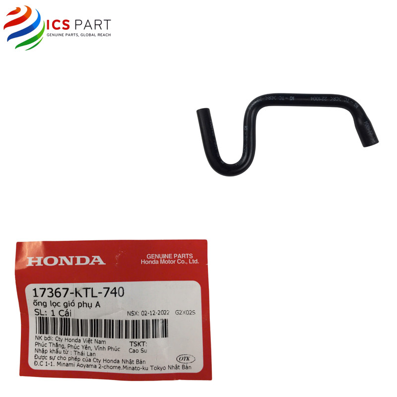 17367KTL740 | ไส้กรองอากาศเสริม PIPE A Wave S100 นําเข้า KVR Wave S100 นําเข้า KVR Honda