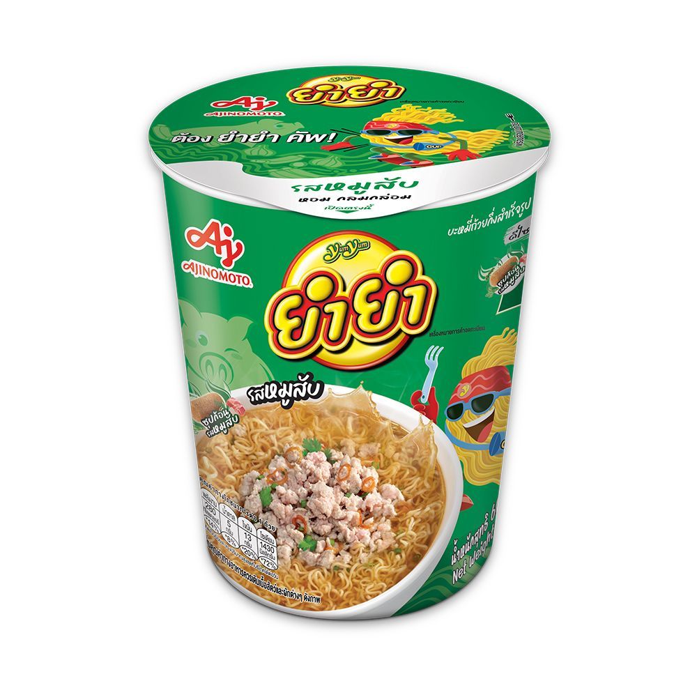 ยำยำคัพเต็มๆรสหมูสับ 60 กรัม