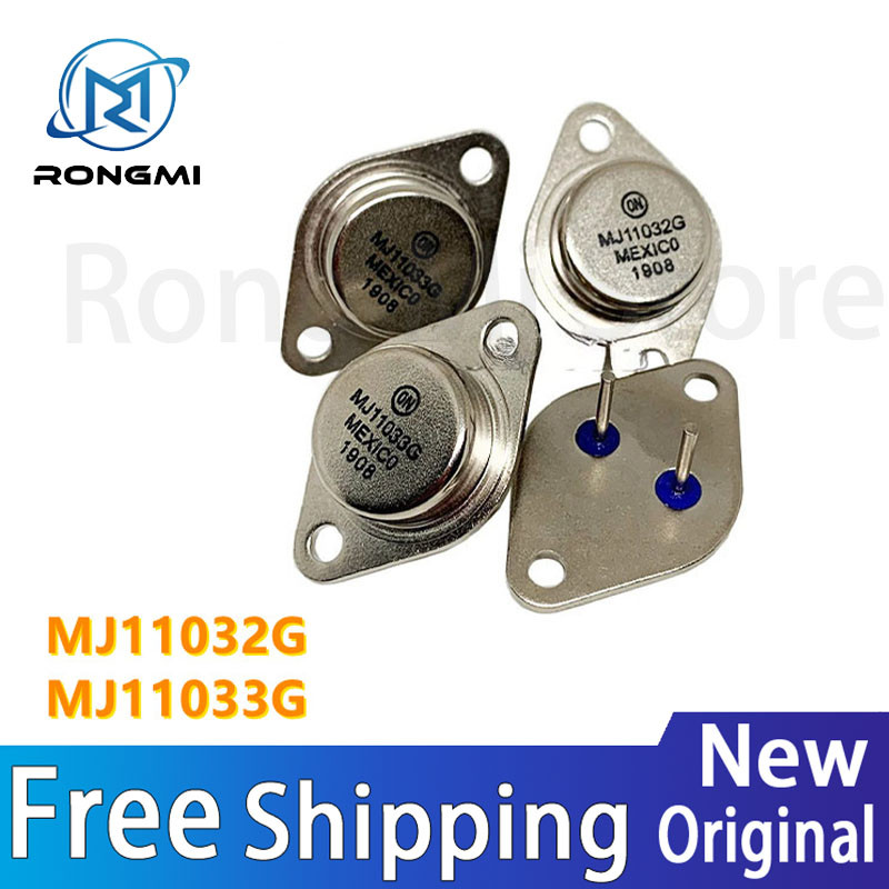 2ชิ้น/ล็อตใหม่ . มจ11033 . MJ11033G TO-3 PNP MJ11032 MJ11032G TO-3 NPN ในสต็อกรับประกันคุณภาพ