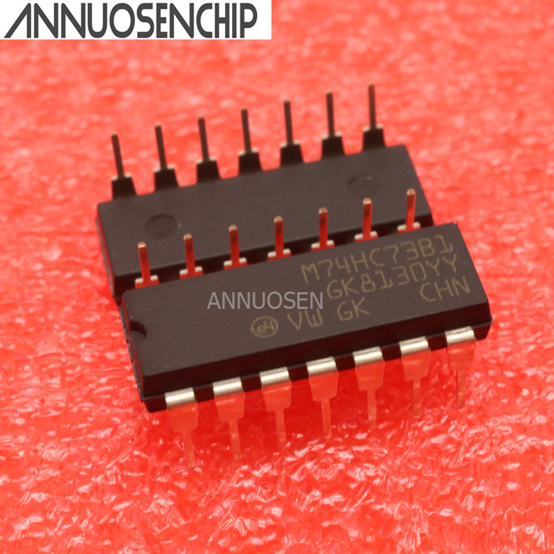 5PCS SN74HC73N DIP14 74HC73 HD74HC73P ใหม่ M74HC73B1 ( นําเข้าต้นฉบับ)