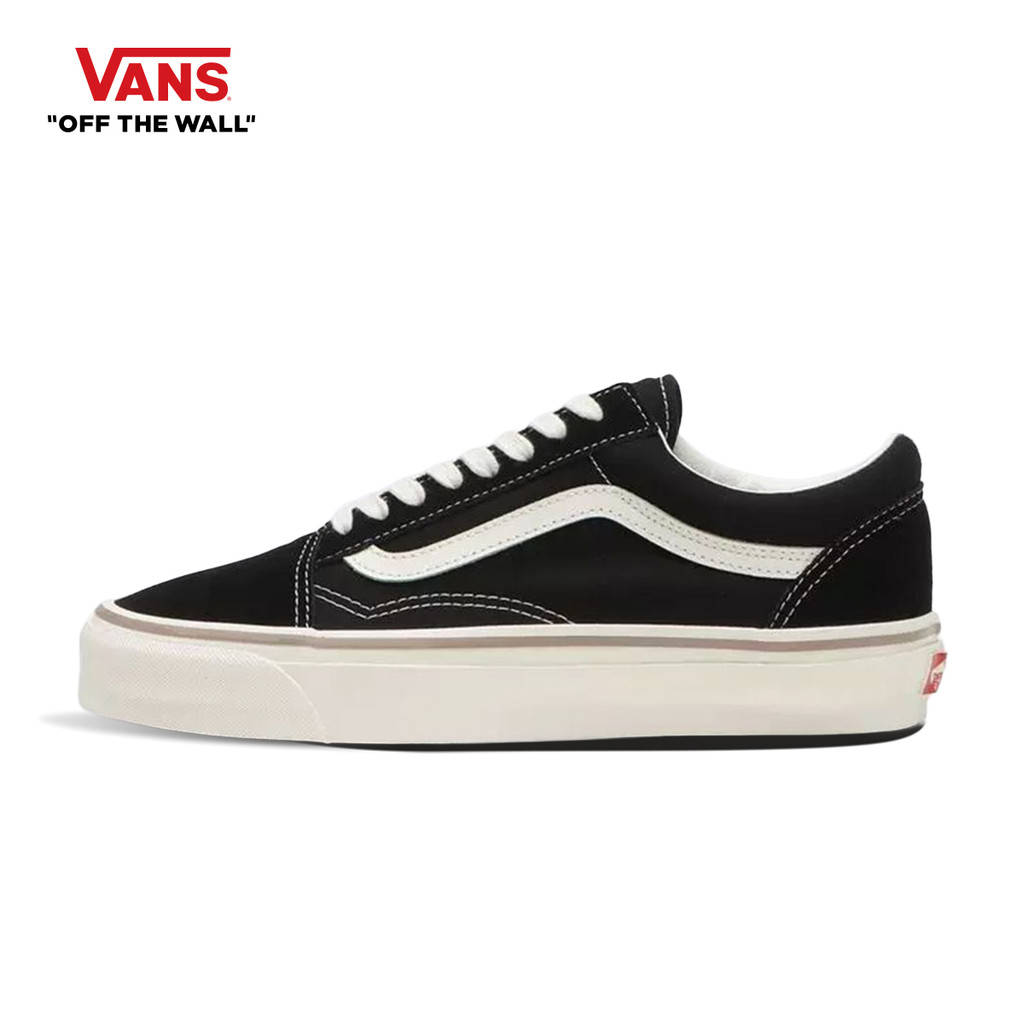 VANS PREMIUM OLD SKOOL 36 - BLACK/MARSHMALLOW รองเท้าผ้าใบ แวนส์ ผู้ชาย ผู้หญิง