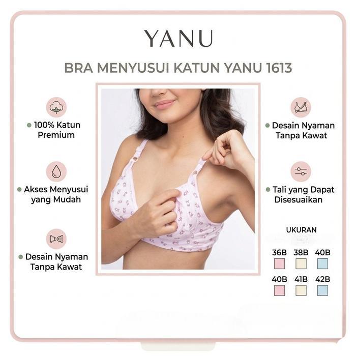 KATUN Yanu Cotton Nursing Bra Yanyu 1613 Size 36B-42B