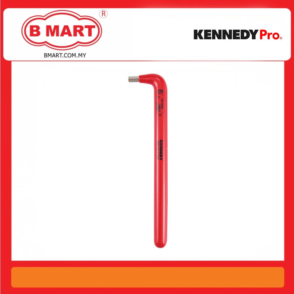 Kennedy Pro Hex Key ฉนวน L-Handle Hex Metric