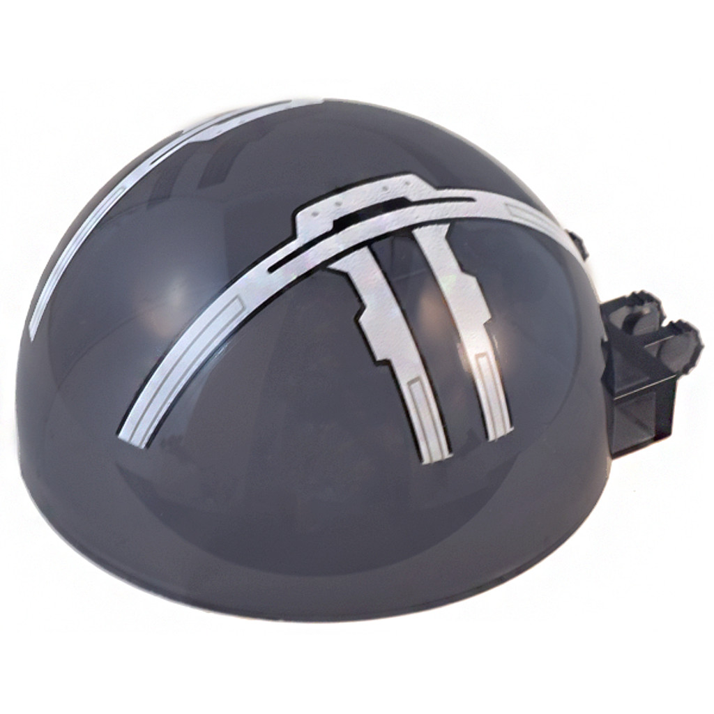 Brick2cube Part - Windscreen 6 x 6 x 3 Canopy Dome Half Sphere with Dual 2 Fingers with SW Rebel Gho