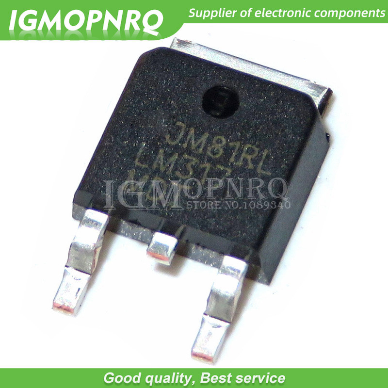 10PCS LM317 TO252 LM317MDT TR LM317M สามขั้วปรับ regulator ใหม่จัดส่งฟรี