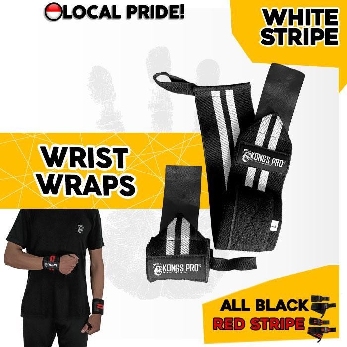 Ready Kongs Pro Wrist Wraps Classic Stripe