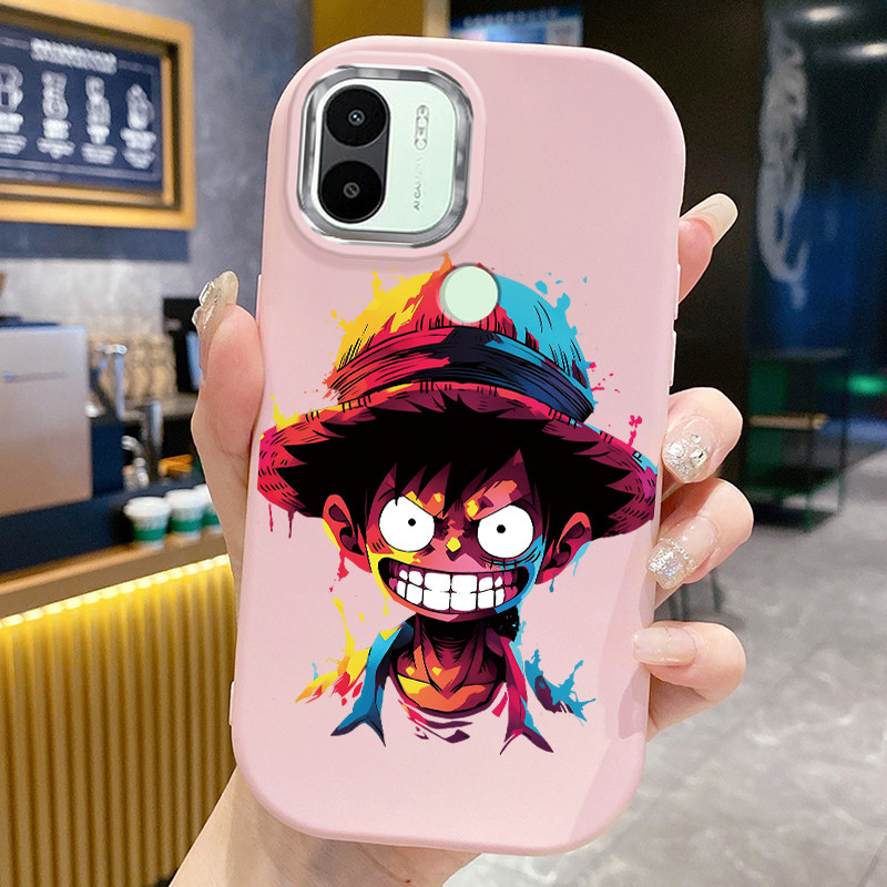 เคสสำหรับ Xiaomi Redmi A1+ A2+ A1 Plus A2 Plus เคสโทรศัพท์ตัวเอกอนิเมะกันกระแทกกลมและอ้วน