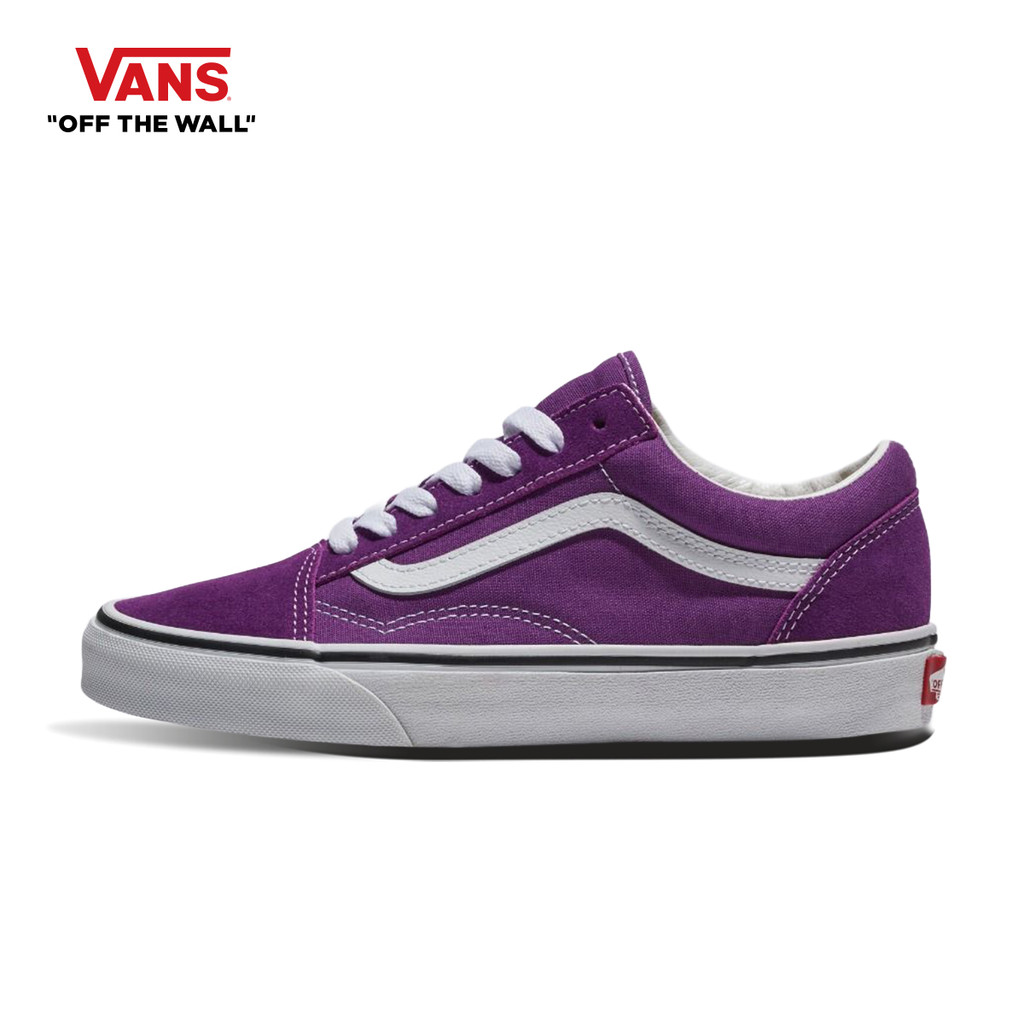 VANS OLD SKOOL - COLOR THEORY PURPLE MAGIC รองเท้าผ้าใบ แวนส์ ผู้ชาย ผู้หญิง