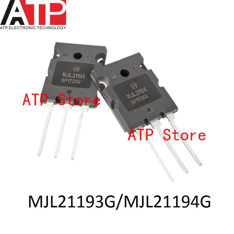 5 คู่/ล็อต 100% ใหม่นําเข้า Original MJL21193G/MJL21194G MJL21193 MJL21194 TO-264 Bi ทรานซิสเตอร์ BJ