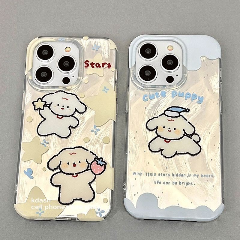 Strawberry Star Soft Dog Hat Case Hp Vivo Y21d iQOO Z10 Z10R V50 Lite V60 Y400 Y19S Pro Y29 T1 Y27 5