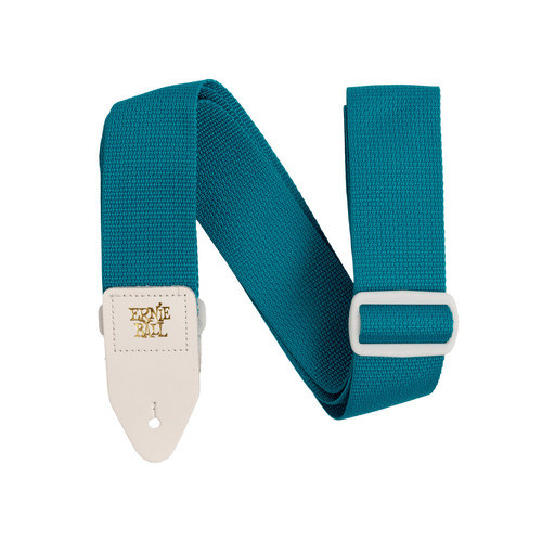 ERNIE BALL ERNIE BALL 5349 Guitar Strap Teal & White POLYPRO