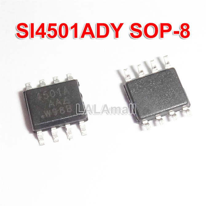 5 ชิ้น 4501A SOP-8 SI4501A KI4501A SOP8 SI4501ADY SI4501ADY-T1-E3 SOP SMD เสริม (N- และ P-Channel) M
