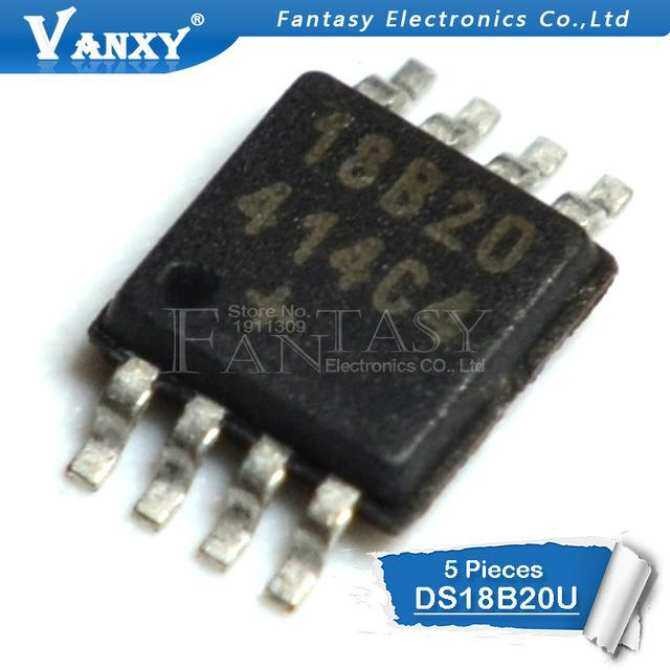 5 ชิ้น DS18B20U MSOP8 DS18B20 18B20 MSOP-8 18B20U SOP DS18B20U + T DS18B20U + TR