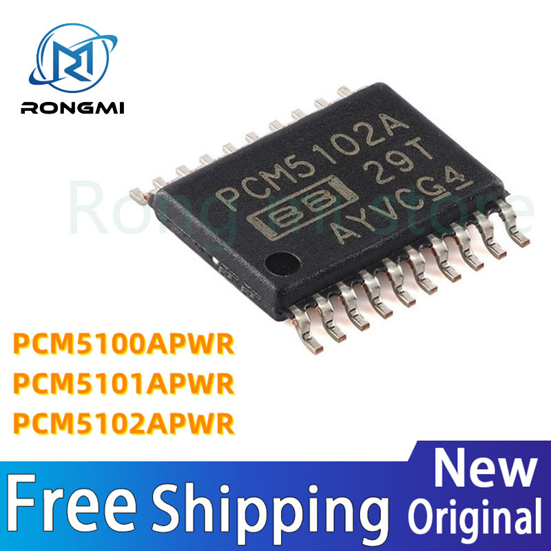 5 ชิ้นใหม่ PCM5100 PCM5100APWR PCM5101 PCM5101APWR PCM5102 PCM5102APWR 5102 5100 5101 TSSOP-20 ชิป I