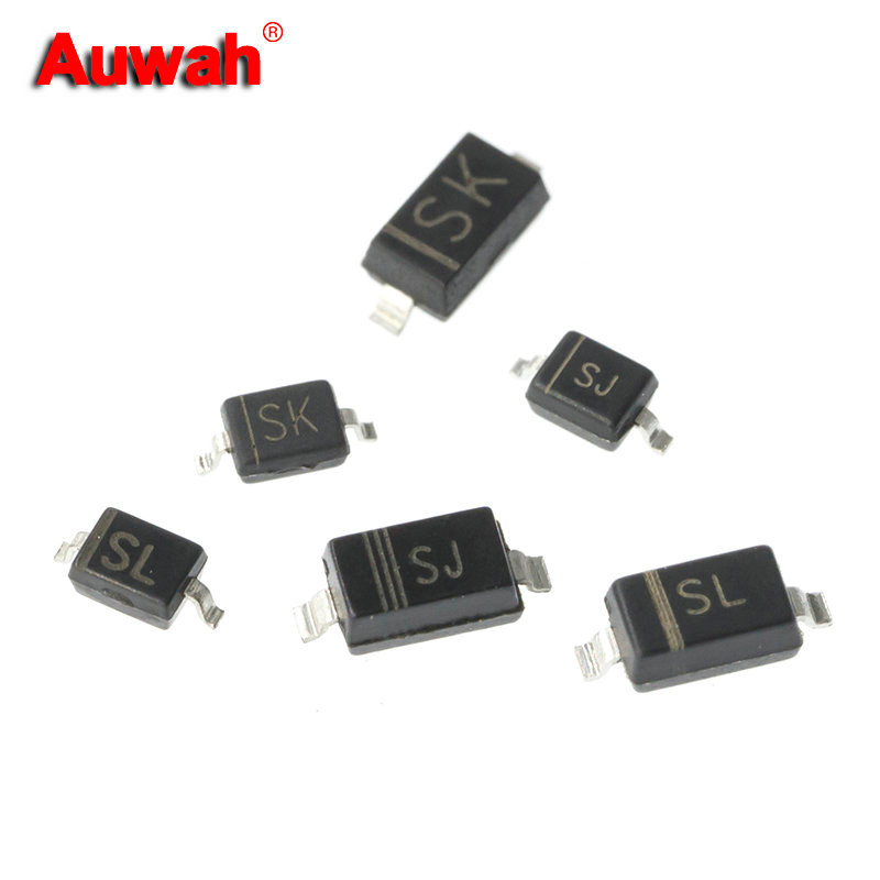50 ชิ้น/ล็อต SMD Schottky ไดโอด 1N5817W 1N5818W 1N5819W 1N5817WS 1N5818WS 1N5819WS 0805 1206 SOD-323
